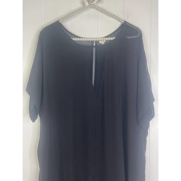 Aritzia Wilfred 100% Silk Black‎ Mini Dress SZ M - Picture 11 of 11